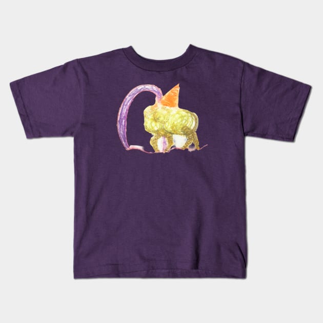 quirky scifi creature Kids T-Shirt by JAHART001